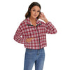 Alabama Crimson Tide Tartan Plaid Crimson White Women's Zip Jacket