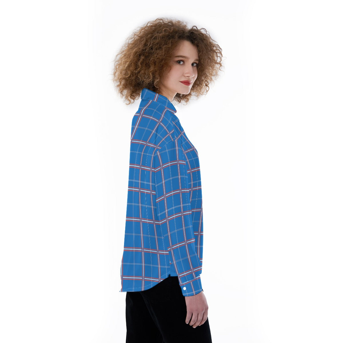 kansas jayhawks tartan plaid women shirt women tartan plaid game day fashion