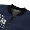 Dark Slate Gray Dallas Football Varsity Jacket – Texas 1960 College Style Bomber Jacket