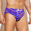 Buffalo Football Men'S Drawstring Swim Briefs – Red Blue White Zebra Game Day Style – football shirt, sportswear style, image 1.0