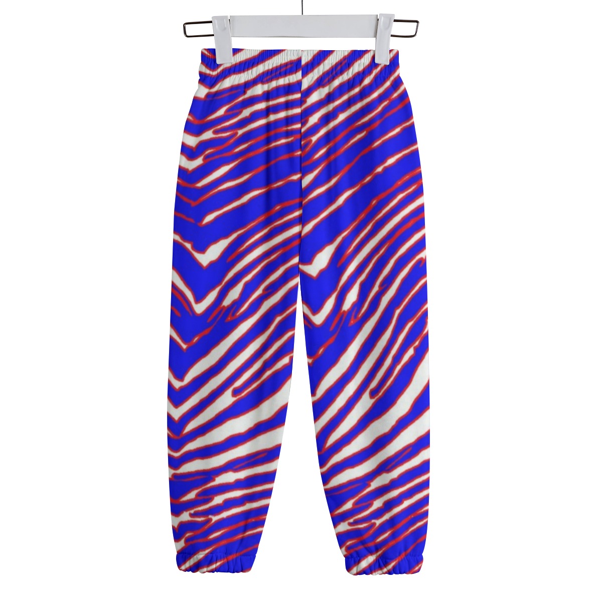 Buffalo Football Kid's Sweatpants | 310GSM Cotton – Red Blue White Zebra Game Day Style