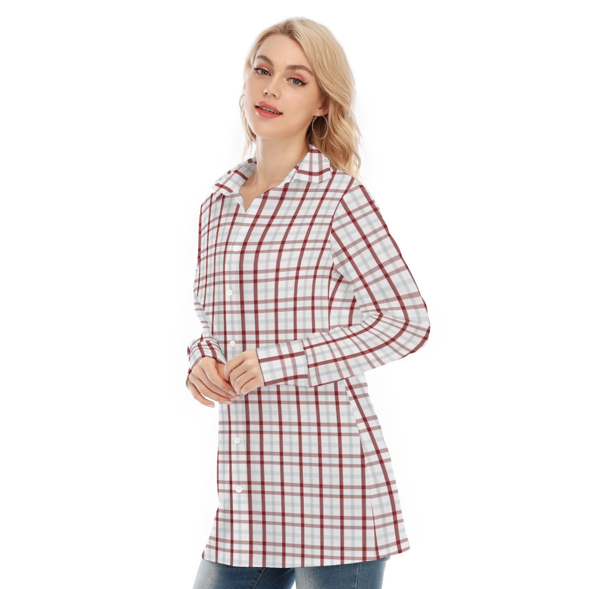 kansas jayhawks tartan plaid women shirt women tartan plaid game day fashion