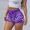 Buffalo Zebra Football Women’s High-Stretch Shorts – Flexible Game Day Comfort – football shirt, lightweight game day shirt, image 1.0