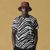 Las Vegas Football Zebra T-Shirt – Black and White Game Day Streetwear – football shirt, sportswear style, image 1.0