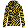 Iowa Football Women’s Patchwork Hoodie – Bold Black and Gold Game Day Style - Big Ten football apparel varsity sportswear product image 1.0