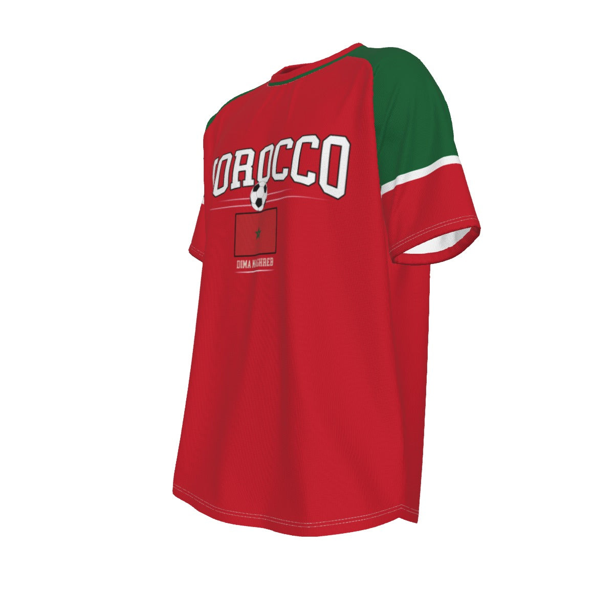 White Smoke Morocco Soccer Fan T-Shirt – Vintage Morocco Football Shirt Retro Atlas Lions Style | Classic Morocco Soccer Tee