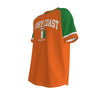 Ivory Coast Soccer T-Shirt Orange Green – Ivory Coast Football Shirt Les Éléphants Fan Tee