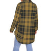 colorado buffaloes tartan plaid black gold  women tartan plaid game day shirt