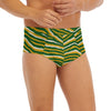 White Smoke Green Bay football zebra Men's Triangle Low-rise Underwear