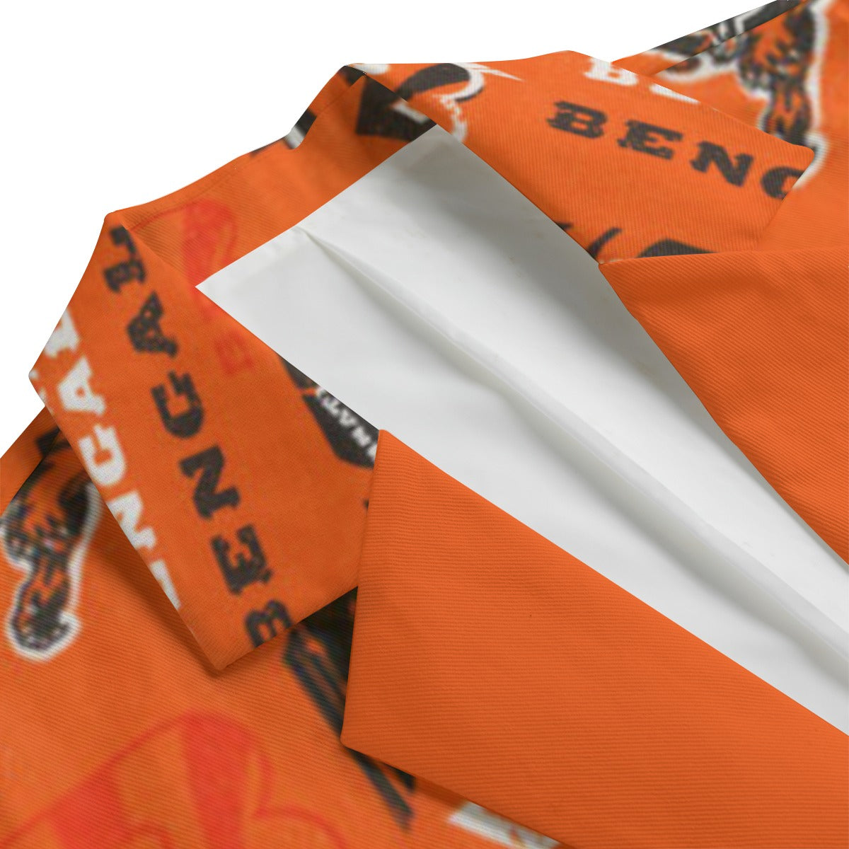 Cincinnati Football Blazer Men Orange Black Game Day Jacket