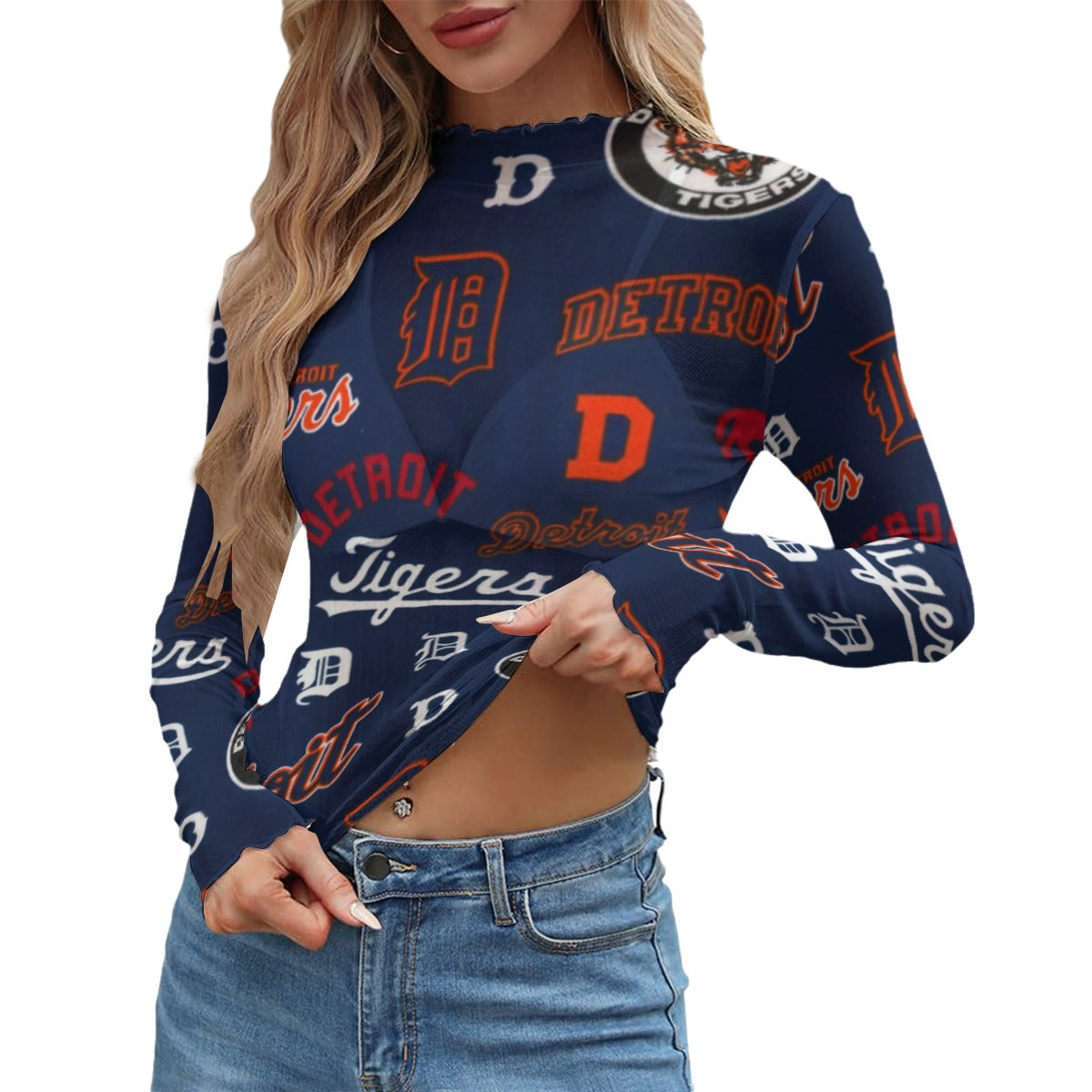 Detroit Tigers Women's Mesh T-shirt detroit tigers baseball fan apparel game day outfit