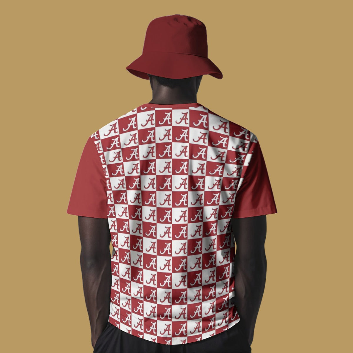 Alabama - Crimson Tide Men's O-Neck T-Shirt White varsity sports apparel