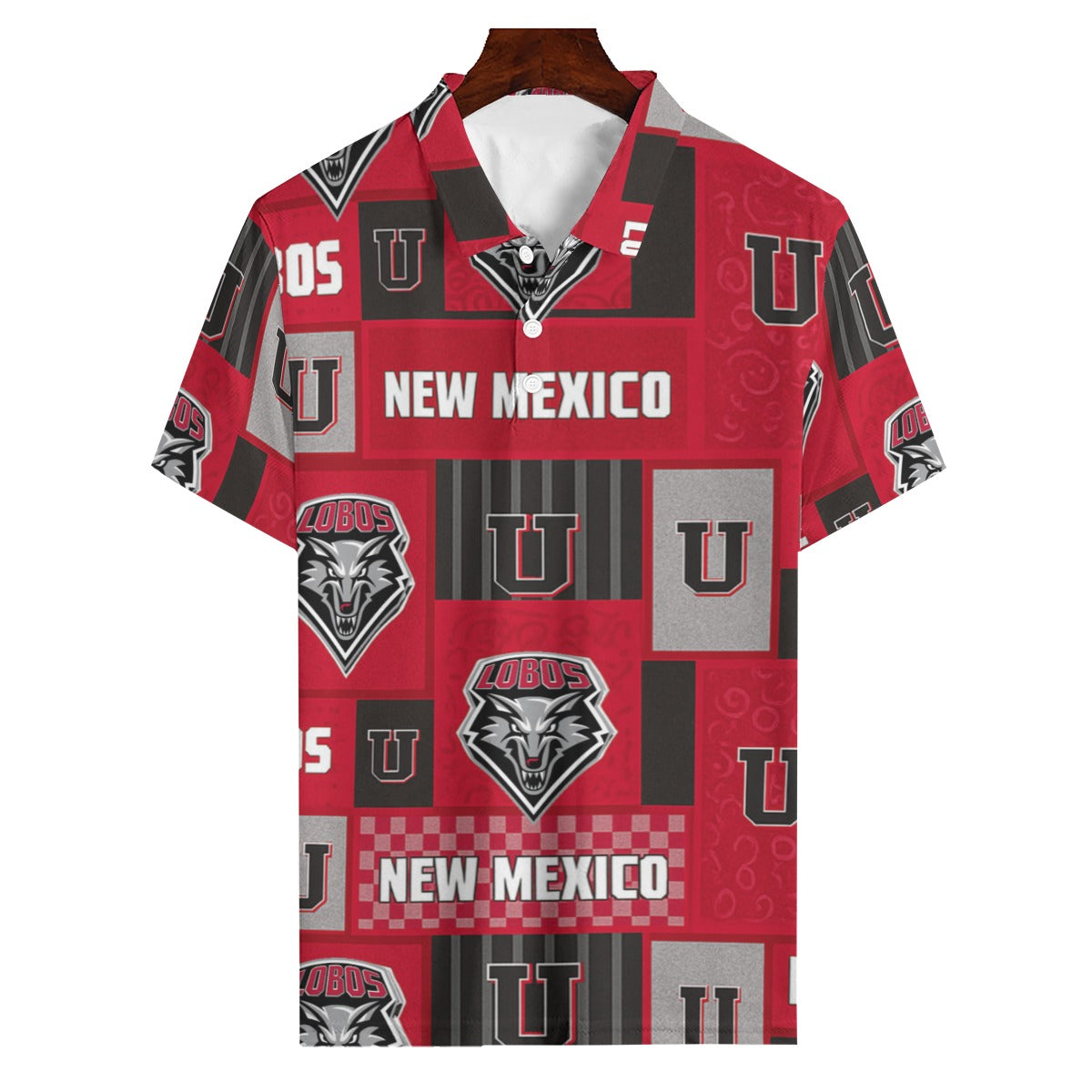New Mexico Lobos Polo Shirt | 180GSM White game day apparel