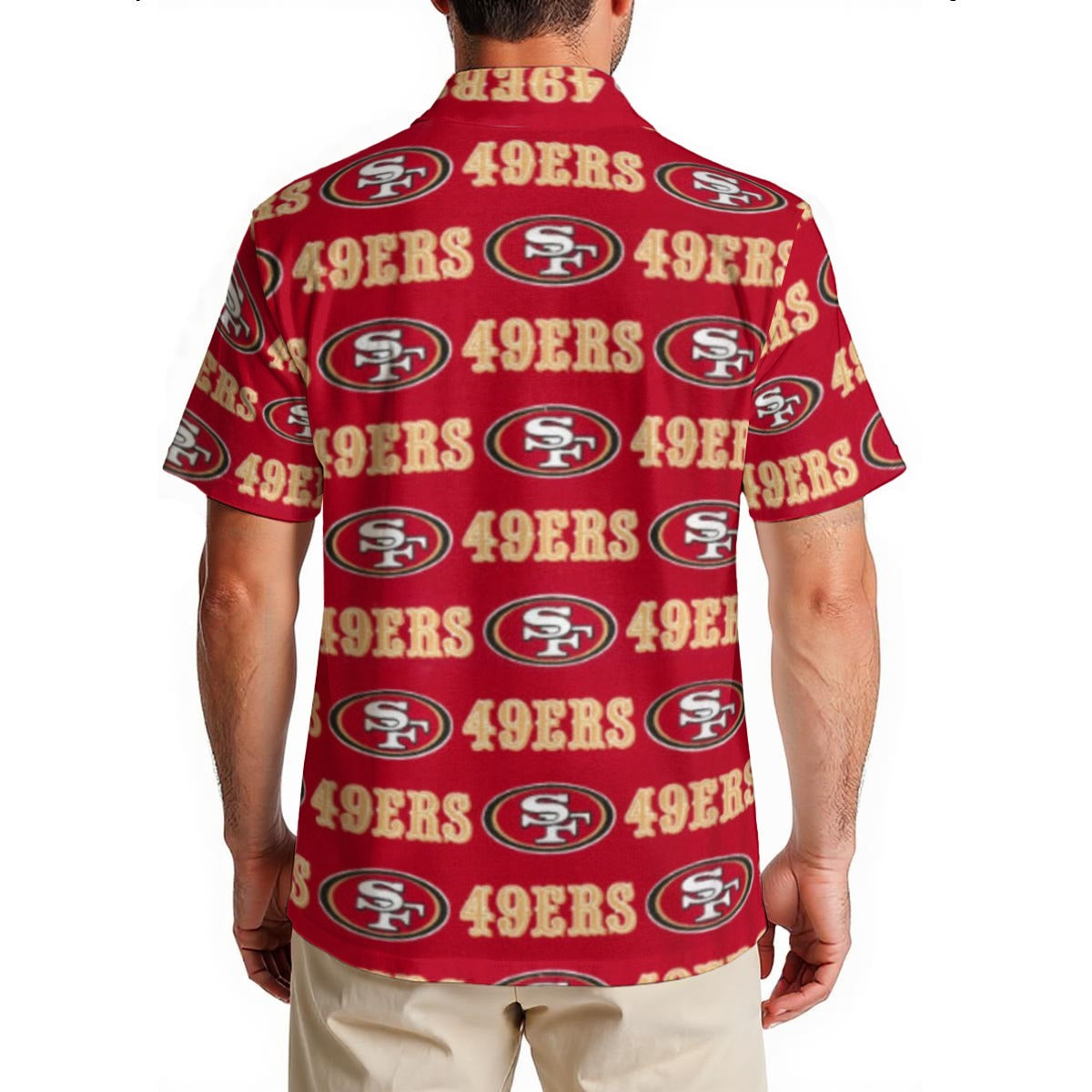 San Francisco 49ers  Men's Hawaiian Shirt|150GSM