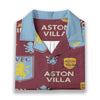 Aston Villa Men's Casual Hawaiian Short Sleeve Shirt | 125GSM Cotton