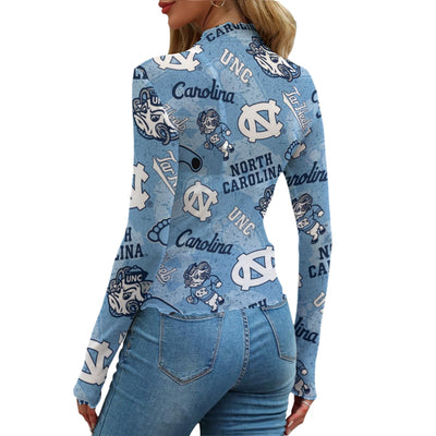 North Carolina Chapel Hill Tar Heels Women's Mesh T-shirt - ACC football apparel varsity sportswear product image 2.0