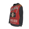 White Smoke Vintage American Pilsner Hoodie – 1830s Heritage Streetwear Sweatshirt
