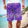 Light Gray Buffalo football zebra Men's Cargo Shorts