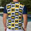 Michigan - Wolverines Eco-friendly  Print Men's Short Sleeve T-shirt White varsity sports apparel
