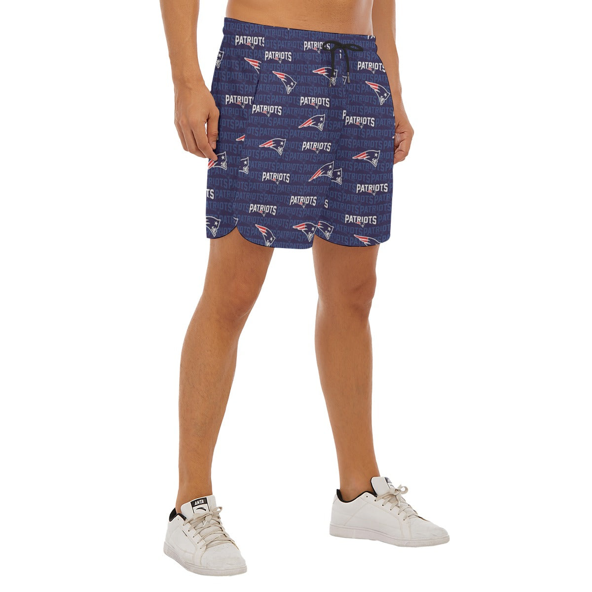 New England Patriots  Men's Side Split Running Sport Shorts