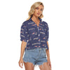 New England Patriots Women's V-neck Shirts