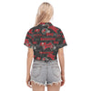 tampa-bay-buccaneers-womens-cropped-shirt red pewter football outfit side view