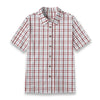 kansas jayhawks tartan plaid oversized button up women shirt indiana hoosiers tartan plaid oversized button up women shirt women's shirt | 125gsm cotton women tartan plaid game day fashion