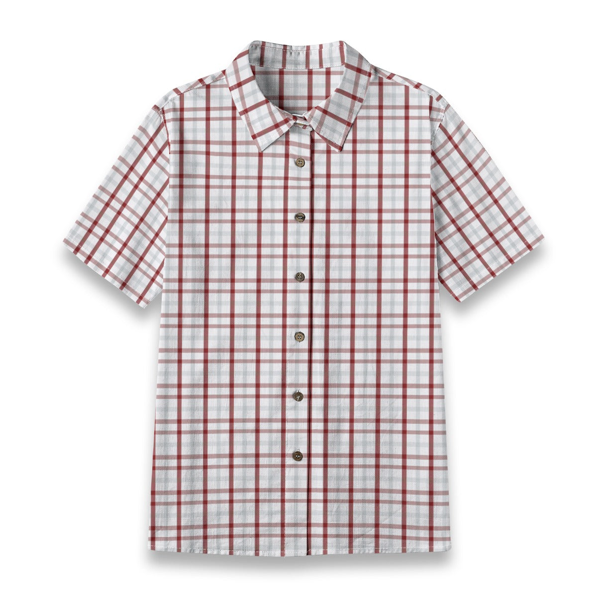 kansas jayhawks tartan plaid oversized button up women shirt indiana hoosiers tartan plaid oversized button up women shirt women's shirt | 125gsm cotton women tartan plaid game day fashion