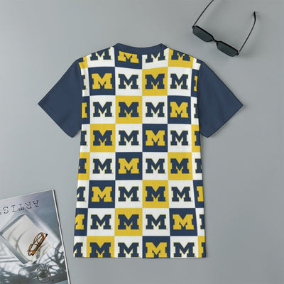 Dark Gray Michigan - Wolverines Children's Short-Sleeve T-Shirt | 180GSM Cotton