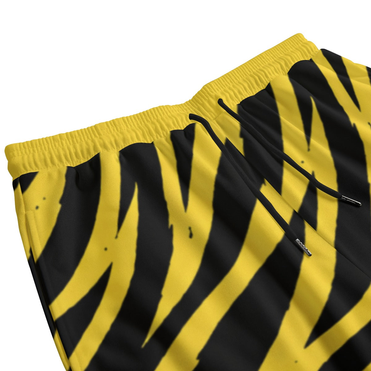 White Smoke Pittsburgh Football Yellow Black Zebra Sweatpants With Waistband – Game Day Streetwear