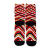 Black San Francisco 49ers Zebra Long Socks