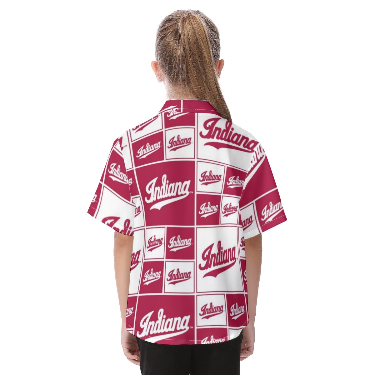 Indiana Hoosiers Kid's Hawaiian Vacation Shirt