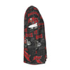 tampa-bay-buccaneers-short-sleeve-t-shirt red pewter football outfit fabric close-up