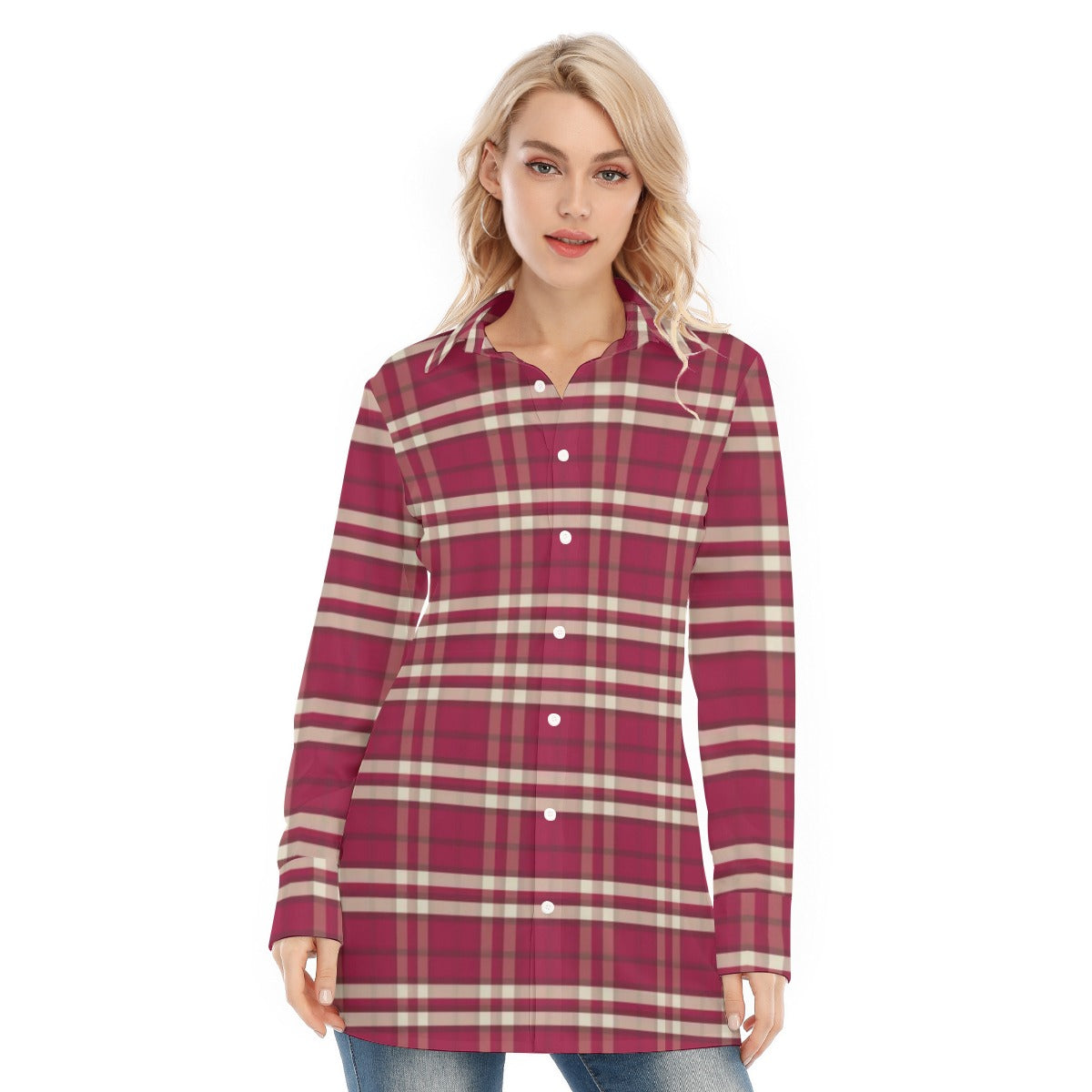 kansas jayhawks tartan plaid women shirt women tartan plaid game day fashion