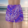 Rosy Brown Buffalo Zebra Football Women’s Short Pants – Relaxed Game Day Streetwear