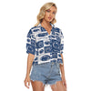 Penn State Nittany Lions Women's V-neck Shirts White varsity sports apparel