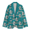 Miami football blazer aqua game day jacket