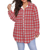 college tartan plaid women shirt women tartan plaid game day fashion