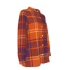 auburn tigers tartan plaid orange navy  women tartan plaid game day shirt