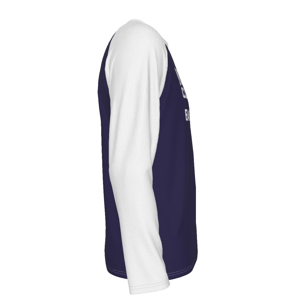 New York Baseball Raglan Long Sleeve Shirt – Navy and White Varsity Athletic Tee Class 1903