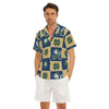Notre Dame Fighting Irish Men's Deep V-neck Short Sleeve T-shirt White varsity sports apparel