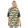 Michigan - Wolverines Women's Short Sleeves T-shirt With Hem Split White varsity sports apparel