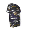 baltimore-ravens-short-sleeve-t-shirt purple black football outfit side view