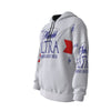White Smoke Minimalist Premium beer Hoodie – Clean White 90s Streetwear Sweatshirt