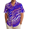 Buffalo Zebra Football Men’s Hawaiian Shirt – Lightweight Game Day Summer Style (150 GSM) – fan gear, casual fan outfit, image 1.0