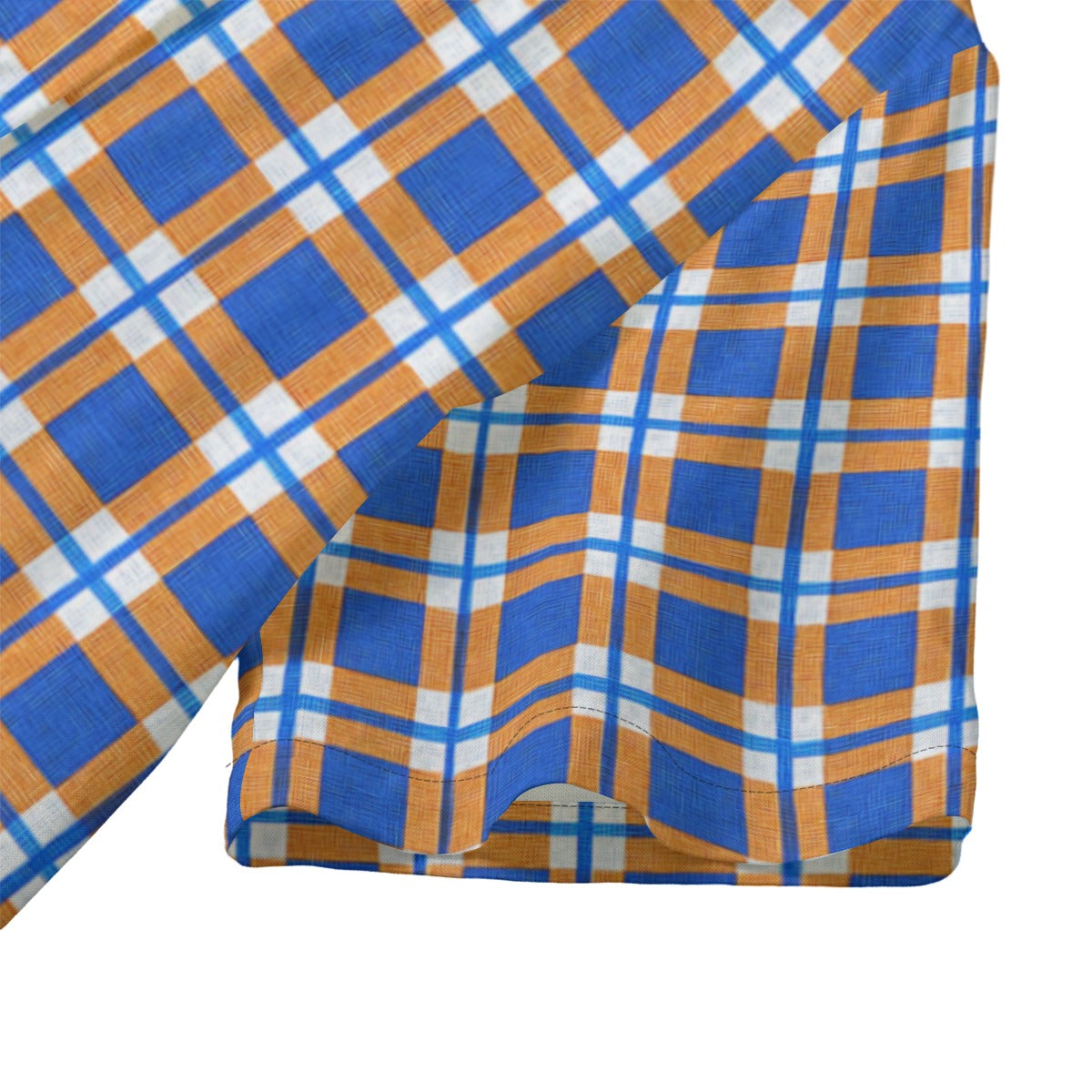 florida gators tartan plaid blue orange  women tartan plaid game day shirt
