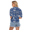 indianapolis-colts-womens-v-neck-shirts blue white football outfit side view