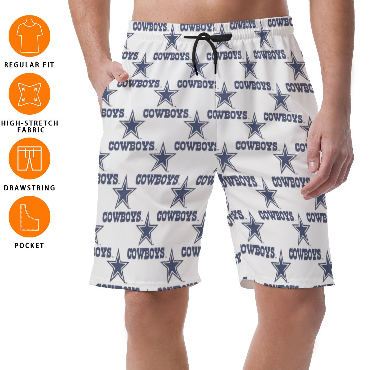 Dallas Cowboys Men's Short Pants streetwear fashion product image 5