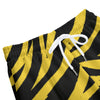 White Smoke Pittsburgh Football Yellow Black Zebra Kid's Sweatpants | 310GSM Cotton