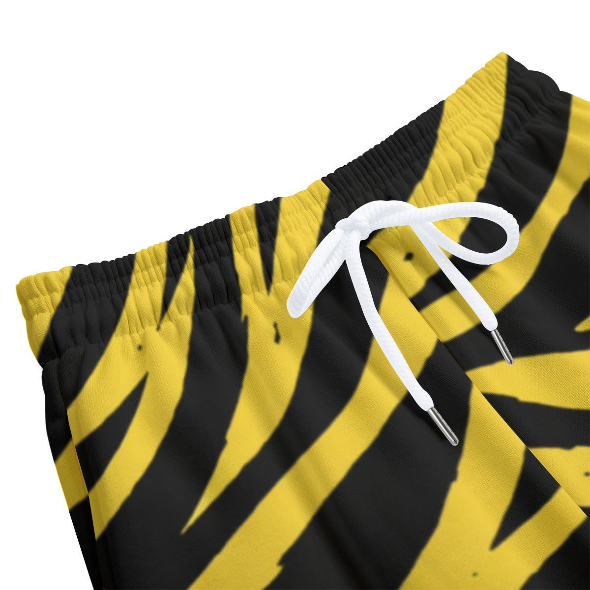Pittsburgh Football Yellow Black Zebra Kid's Sweatpants | 310GSM Cotton